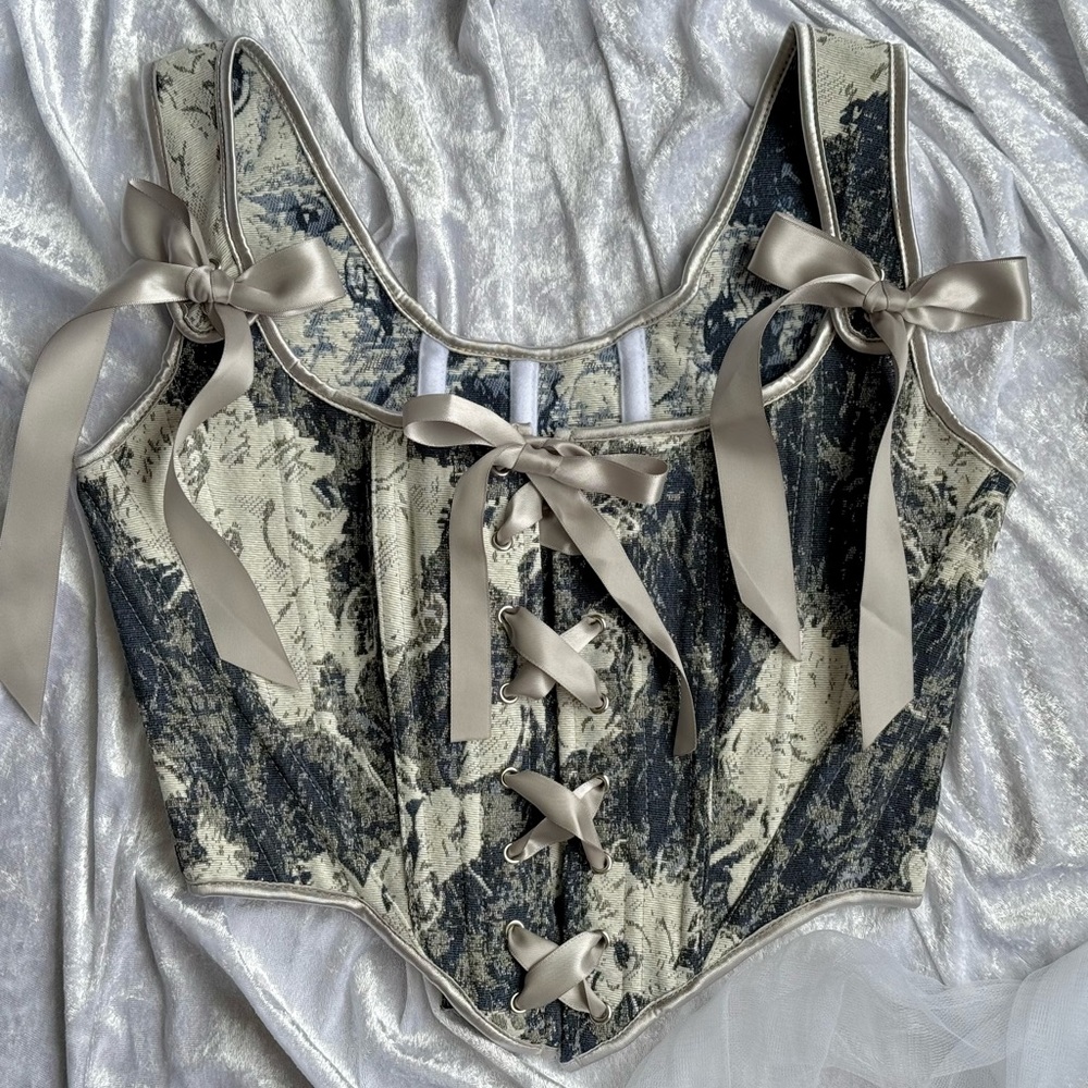 Vintage corset top for women